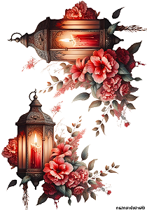 Hidro Transfer - Decalque - Lanterna Grande