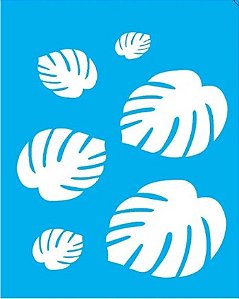 Stencil Folhas OPA 1160 - opa