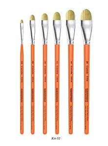 Kit 32- Pinceis para Pintura em tecido