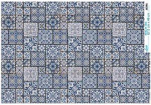 Papel de Seda PSL-094 - Azulejo Portugues Vintage.