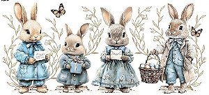 Transfer Têxtil TTB5P-007 - Coelho em Família