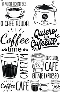 Transfer de Imagem TIB-068 - CAFÉ