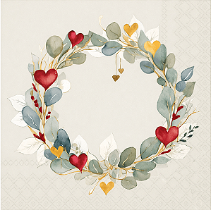 Guardanapo de Papel Eucalyptus Wreath Green