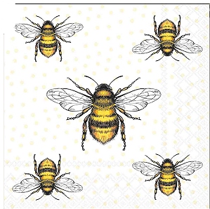 Guardanapo de Papel Flying Bees - Unidade