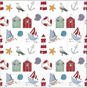 Guardanapo de Papel Nautical Items - Unidade