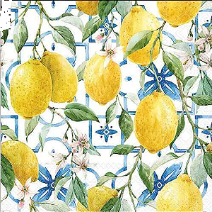 Guardanapo de Papel - Mediterranean lemons