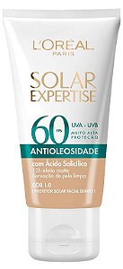PROTETOR LOREAL EXPERTISE FPS 60 ANTIOLEOSIDADE COR 1.0 (CLARA)