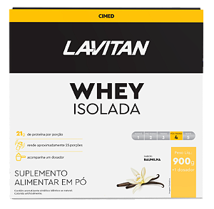 LAVITAN WHEY ISOLADA - SABOR BAUNILHA