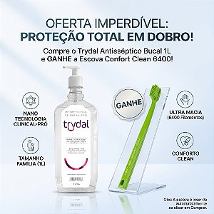ANTISSEPTICO BUCAL TRYDAL CLINICAL PRO 1 LITRO -EMBALAGEM ECONOMICA