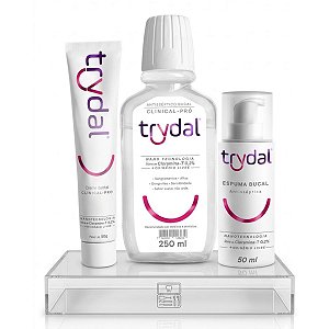 Kit Trydal Enxaguante + Esuma + Creme clinical Pro - Especial Pós Cirúrgico