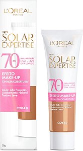 PROTETOR SOLAR EFEITO MAKE-UP LOREAL FPS 70 COR 4.0