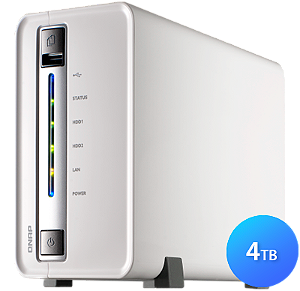 TS-212e Qnap - Storage NAS 4TB para hard disks SATA