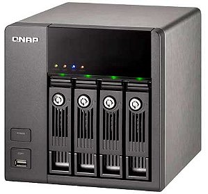 Qnap TS-410 - Storage NAS 4 baias HDD SATA hot-swappable