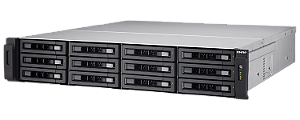 TS-EC1280U-RP Qnap - Storage 12 Baias p/ discos SATA até 120TB