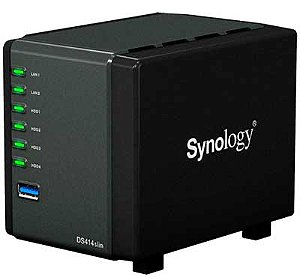 DS414slim Synology- Cloud Storage NAS Diskstation até 16TB SATA