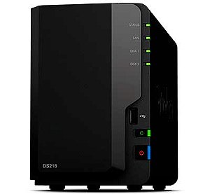 Synology DS218 DiskStation - Storage NAS 2 Baias até 24TB