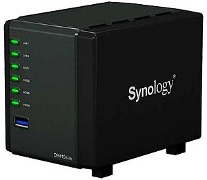 DS419slim Synology DiskStation - Storage NAS 4 Baias SATA