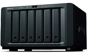 Synology DS1618+ server NAS 6 baias 72TB