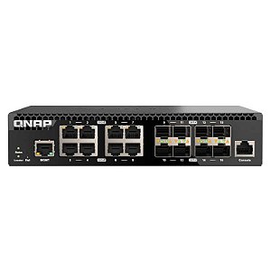 QSW-M3216R-8S8T Qnap - Switch Gerenciável com 16 Portas