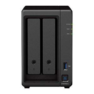 DVA1622 Synology - Servidor NVR 2 Baias p/ HDD SATA/SSD