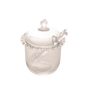 Meleira de Cristal com Pegador Coração 9,5cm x 12cm