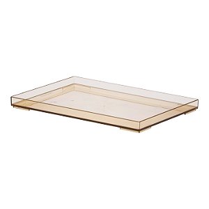 Bandeja Acrilico Organizadora Âmbar Luxxor 25x17x2cm