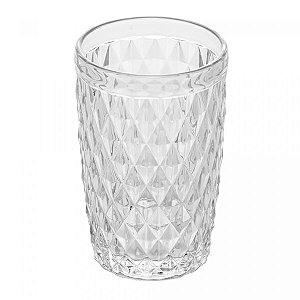 Conjunto 6 Copos Altos de Vidro Bico de Abacaxi 330ml - Lyor