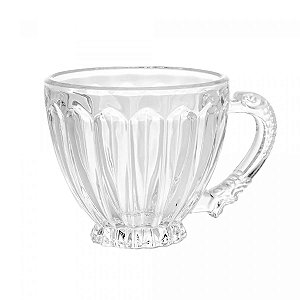 Conjunto 6 Xícaras de Chá de Cristal Imperial 200ml - Lyor