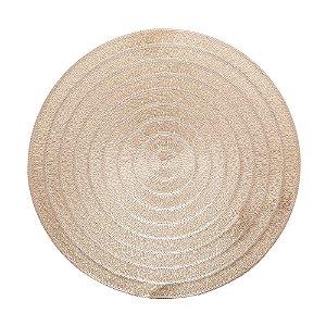 Lugar Americano de Plástico Espiral Dourado 38cm - Lyor