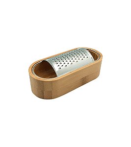 Ralador De Queijo Com Recipiente De Bambu - Oikos