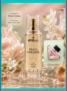 KIT com 3 Perfume Prata Paradise 15mL + brinde