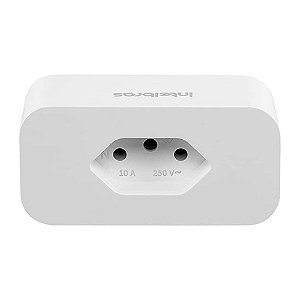 Tomada Smart Wi-fi Izy Intelbras EWS301 Compatível com Alexa - Branco