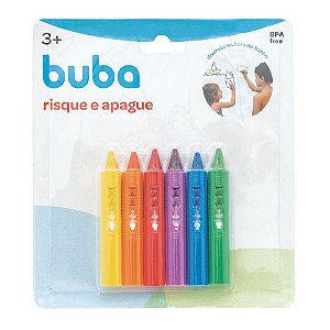 Lápis Risque e Apague - Colorido - Buba