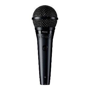 Microfone Dinâmico PGA58LC Shure - Preto