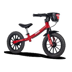 Bicicleta Aro 12 Caloi Equilíbrio Balance S/Pedal - Vermelho