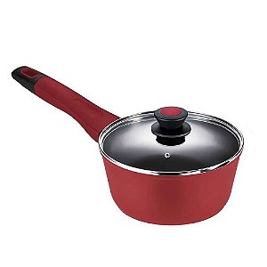 Panela Antiaderente Em Alumínio Forjado 16cm Everyday Oxford - Vermelho