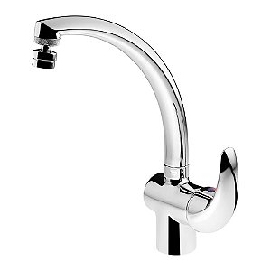 Monocomando Allure 2257 C71 Lorenzetti de Bancada Com Bica Alta