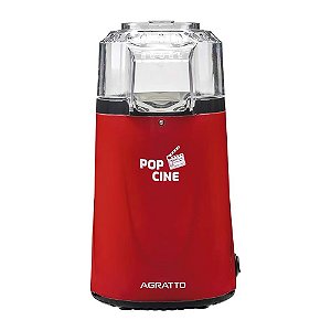 Pipoqueira Elétrica Pop Cine PP01 Agratto Vermelha 110v