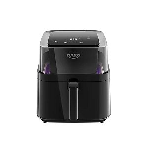 Air Fryer Dako 360º 6 Litros com Painel Digital Preto 110V