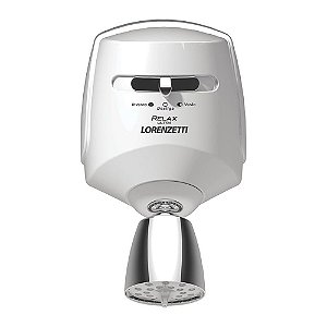 Ducha Relax Lorenzetti Multitemperatura Branco Cromado 110v