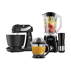 Kit Cozinha 3 em 1 BKT03P Britânia  Preto 110V