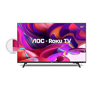 Smart TV LED 32" HD 32S5135/78G AOC Wifi com Conversor Digital USB HDMI