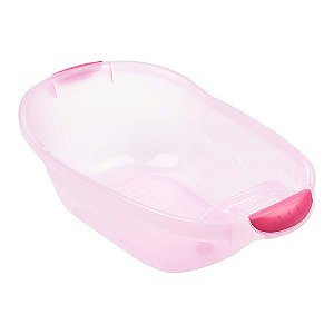 Banheira Infantil Plástica Rosa 36L Sanremo
