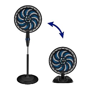 Ventilador 2 em 1 Arno X-Treme 9 VE9M 40cm 220V Preto e Azul