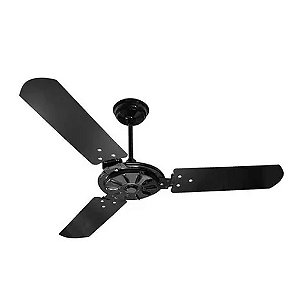 Ventilador de Teto Ventex Comercial 150W Preto 3 Pás 110V