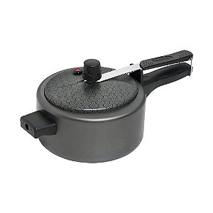 Panela de Pressão Ramos Pressionela Mini 2L Antiaderente Grafite