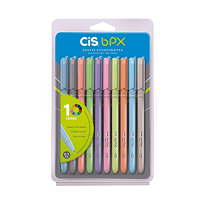 Kit Caneta Bpx 0.7 Cis 10 Cores