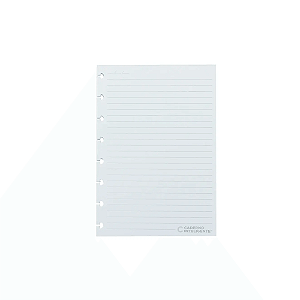 Refil Caderno Inteligente A5 Pautado 90gr