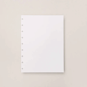 Refil Caderno Inteligente Médio Liso 120gr