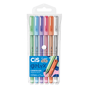 Kit Caneta Gel Gelyx Pastel Cis